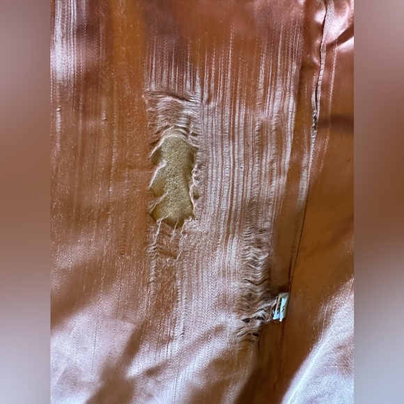 Vintage 80s Melanzona Suede Jacket - Size M - Tan/Brown -  Pockets - Lined - Picture 8 of 16